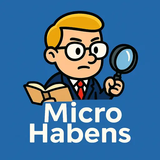 MicroHabens - Character representing limited vision and narrow perspective